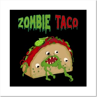 Zombie taco Posters and Art